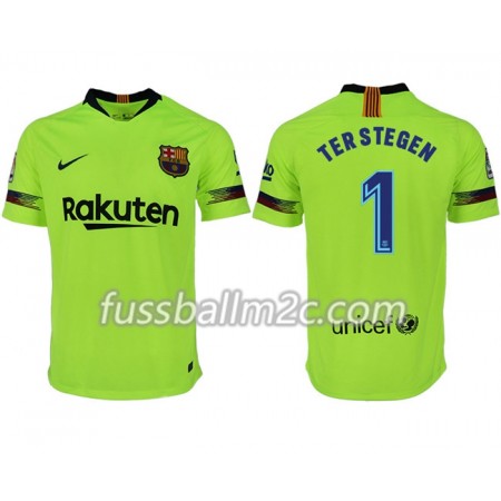 Fußballtrikots FC Barcelona TER STEGEN 1 Auswärts Trikotsatz 2018-2019